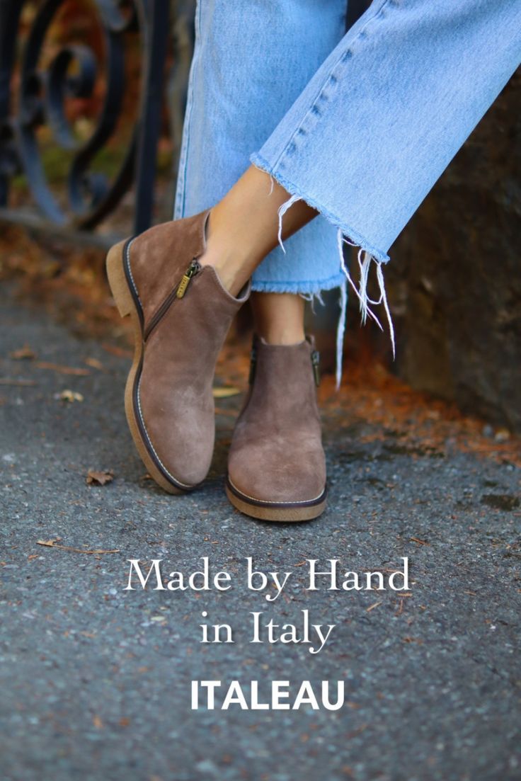 Made in Italy, Made to Last. ☑️ Waterproof ☑️ Stain Resistant ☑️ 20+ Color Options ☑️ Italian Leather ☑️ Sustainably Made ☑️ Every pair gives Italian Leather, Bootie, Color Options, Ankle Boot, In Italy, Stain, Italy, Women Shoes, Boots