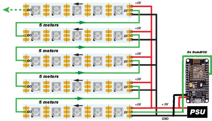 the circuit diagram shows how to wire up an electronic device with multiple wires and connections