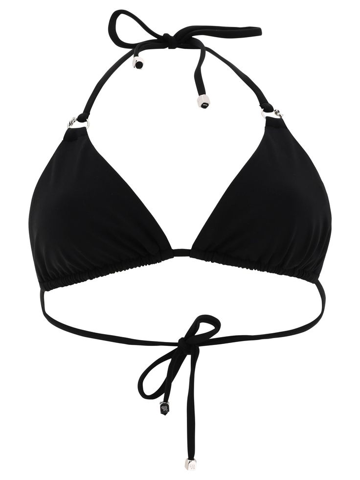 Nanushka"Zaida" bikini top74% Nylon riciclato 26% Spandex Polyamide Triangle Top Swimwear For Vacation, Padded Triangle Top Swimwear, Stretch Triangle Halter Top With Padded Cups, Summer Triangle Top Swimwear In Polyamide, Padded Triangle Top Swimwear For Poolside, Padded Triangle Top Swimwear For Vacation, Polyamide Triangle Top Swimwear For Sunbathing, Polyamide Triangle Top Swimwear For Beach Season, Seamless Triangle Top Swimwear For Beachwear