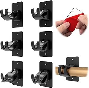 six different types of door handles and latches with hand holding the handle on each one