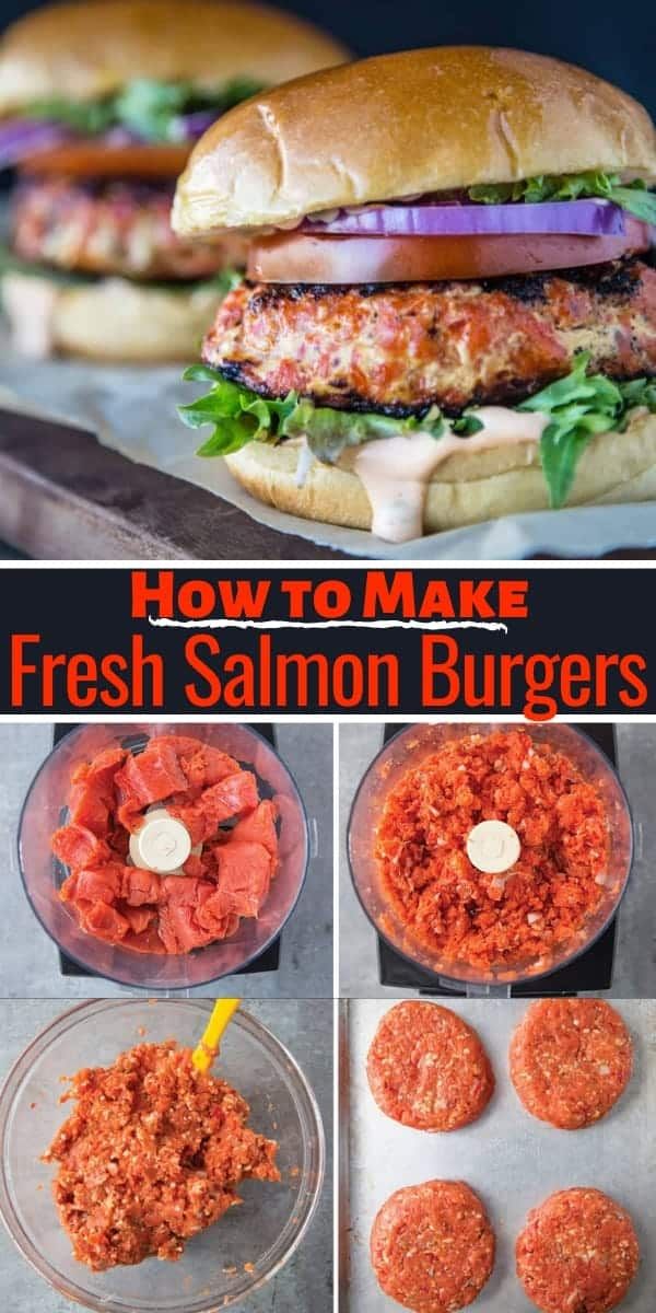 how to make fresh salmon burgers in less than 30 minutes or less with only 3 ingredients