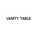 vanitytable