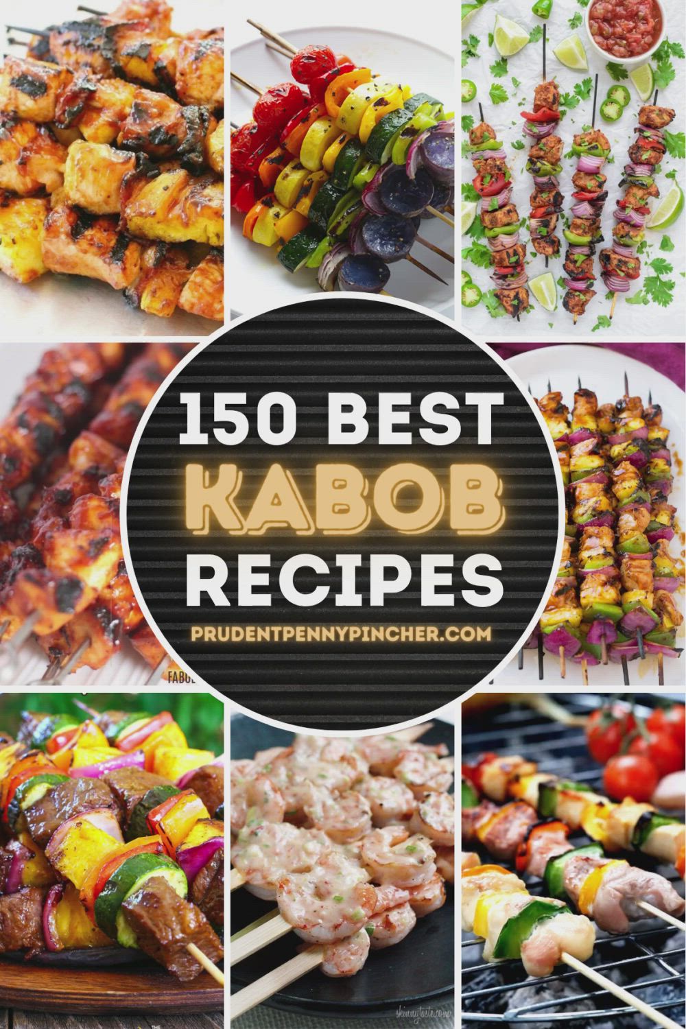 This may contain: the top 10 best kabob recipes