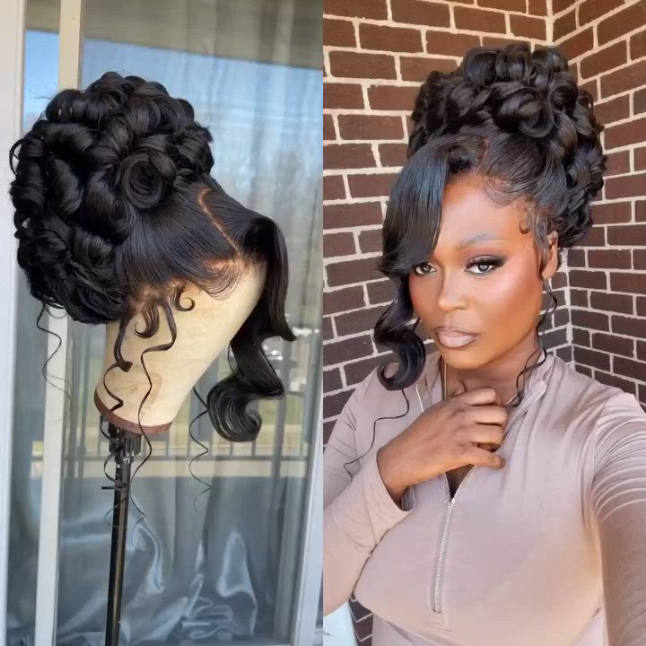 This contains an image of: who need this wig?