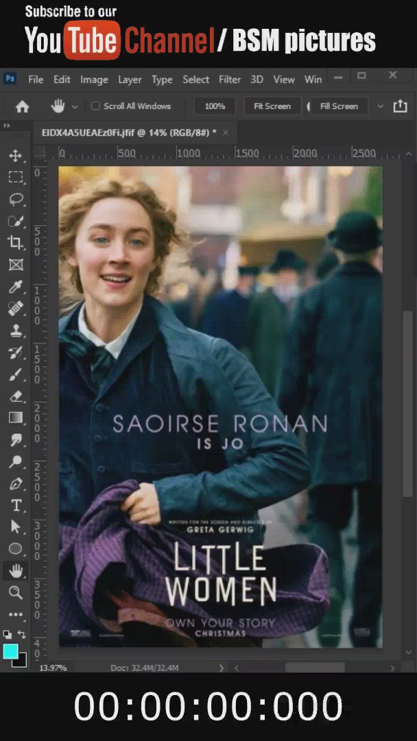 This may contain: the movie poster for little women is being viewed on an internet browser, and it appears to have been altered