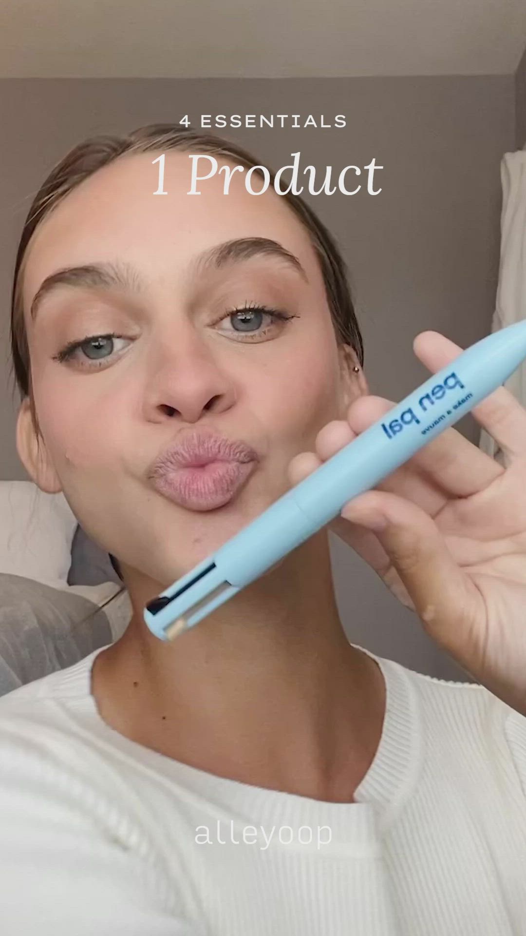 Meet Pen Pal, our nostalgia inducing 4-in-1 makeup pen! Contains eyeliner, eyebrow pencil, highlighter and lip liner all in one easy to carry pen! Your new bff in beauty!