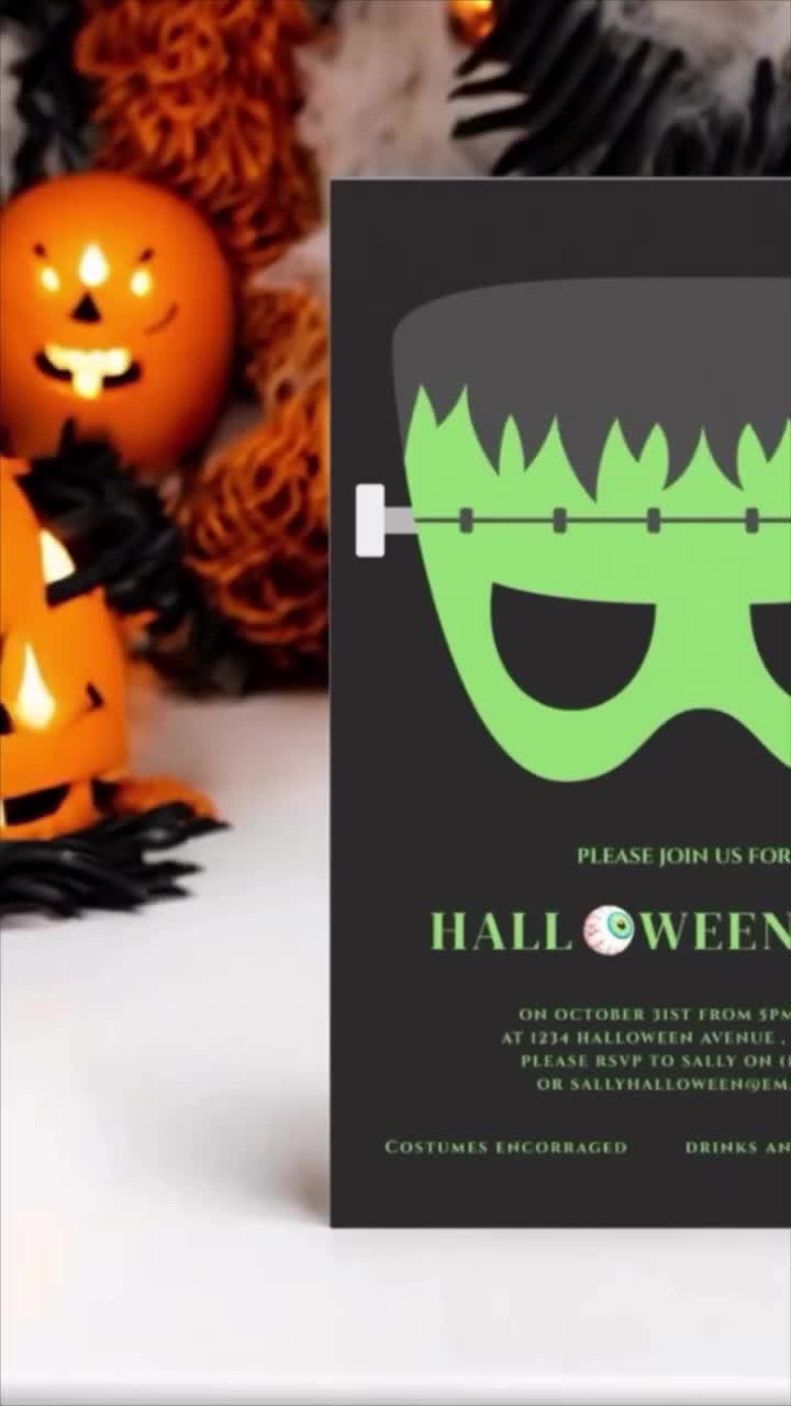 Calling all little monsters! 🦇🎃 Step into a world of enchantment with our bewitching Halloween party invitations for the kiddos! 🧙‍♂️🕸️ for an unforgettable night of spooky fun and eerie delights! Don’t miss out on the chance to score your customized invites and let friends secure a spot at the most frightfully fantastic bash in town! 🎉👻 #HalloweenPartyVibes #KidsHalloweenBash #ExclusiveInvitations #zazzlemade #ghostlygathering #pumpkinparty #trickortreat #partytime #halloweenbash #spookysea...