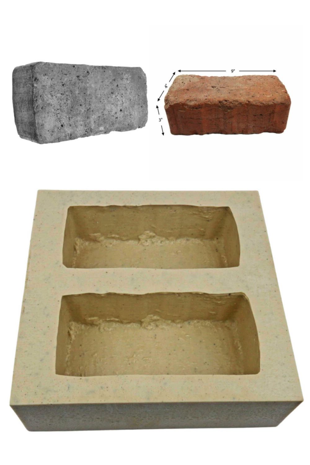 This contains: here is a pair of stone sinks sitting on top of a counter