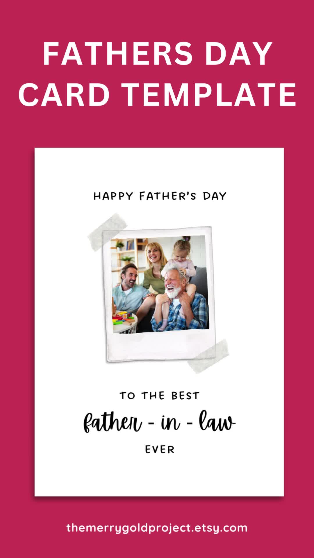 This may contain: a father's day card with the words happy father's day to the best father