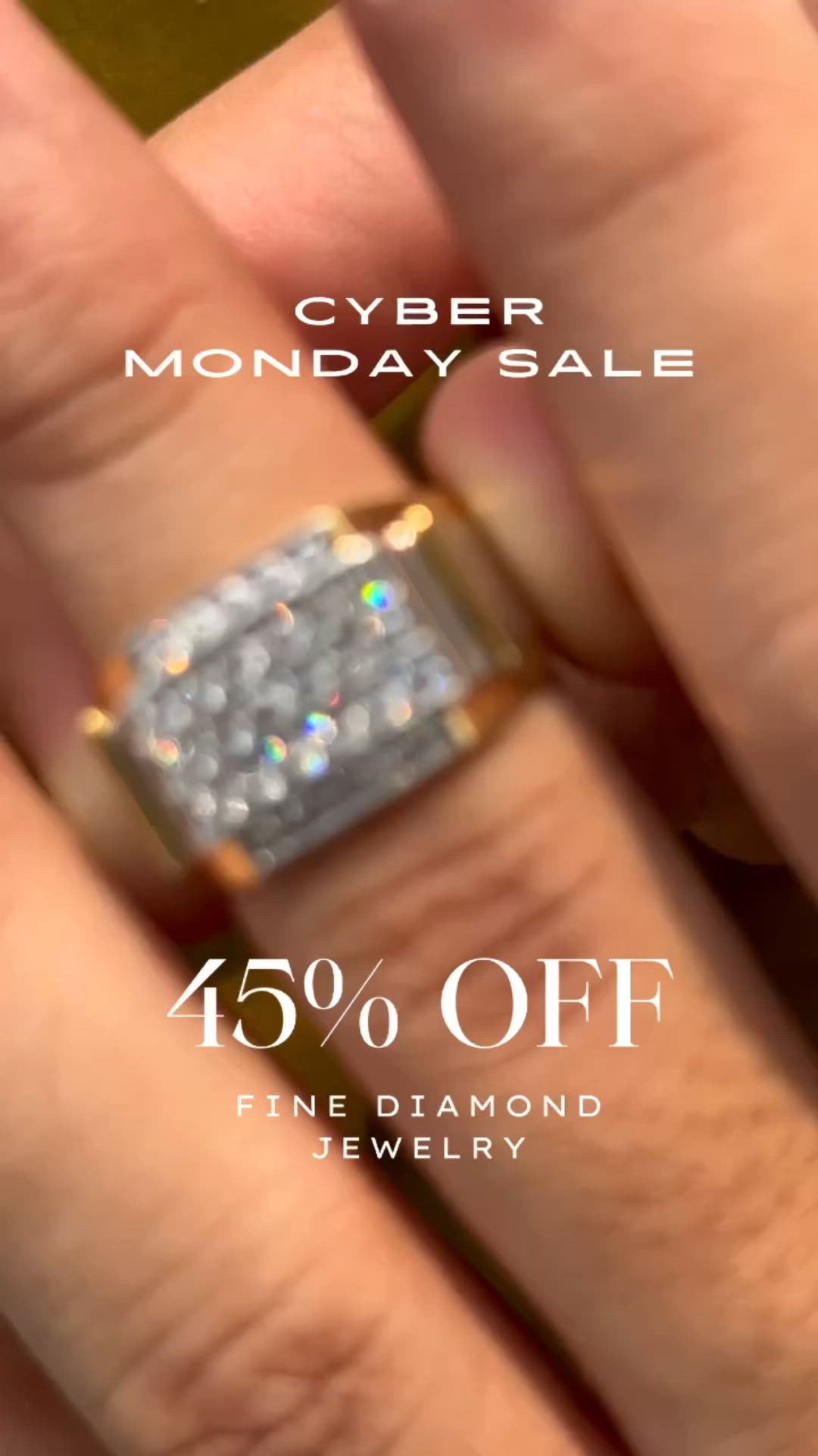 This contains an image of: Cyber Monday Sale | Fine Diamond Jewelry