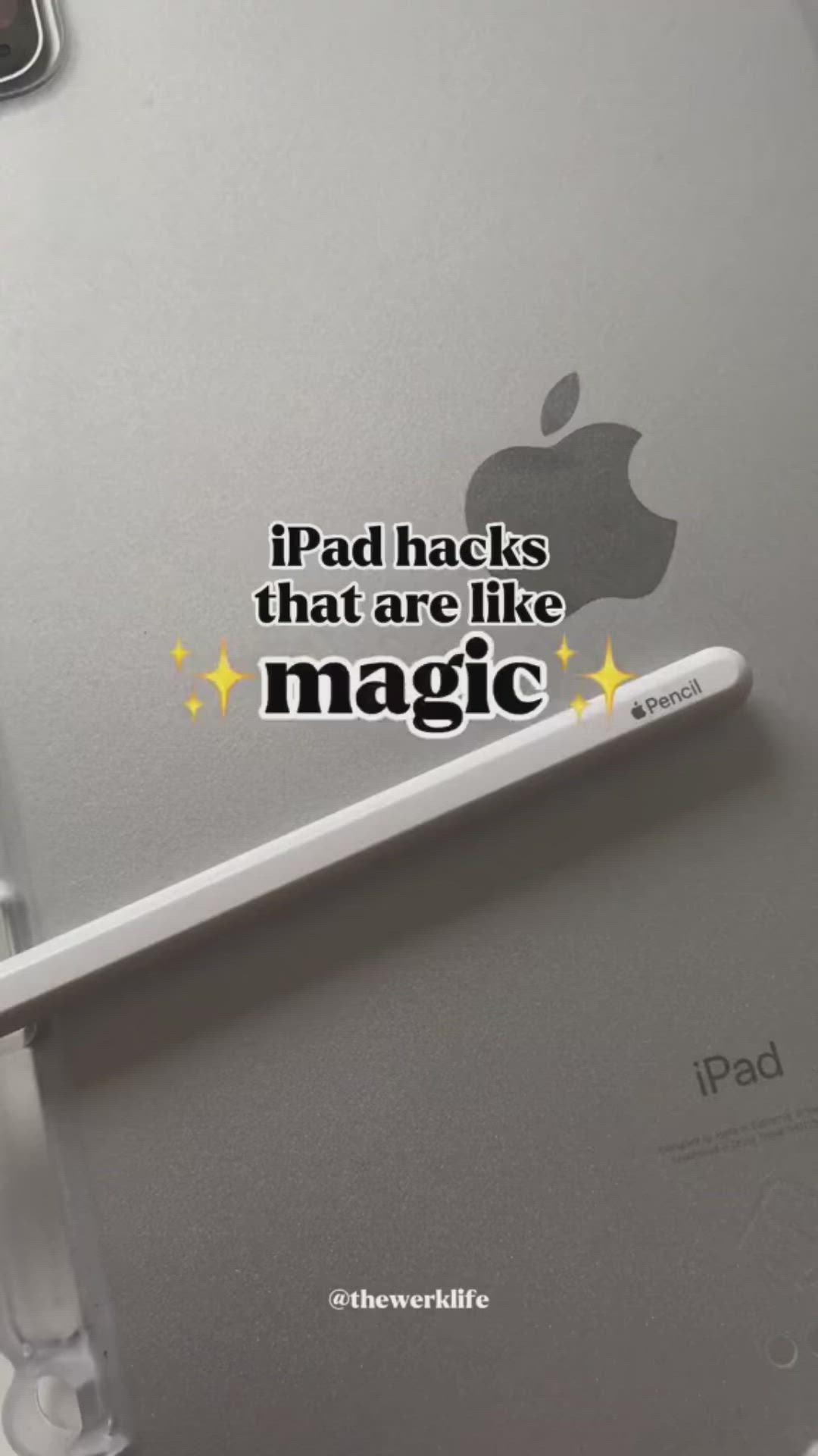 This may contain: an apple laptop with the words ipads that are like magic on it