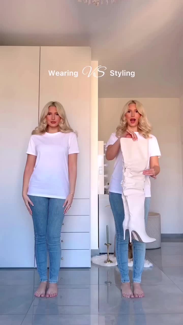 Wearing VS styling 😍 save it for inspo #wearing #styling #wearingvsstyling