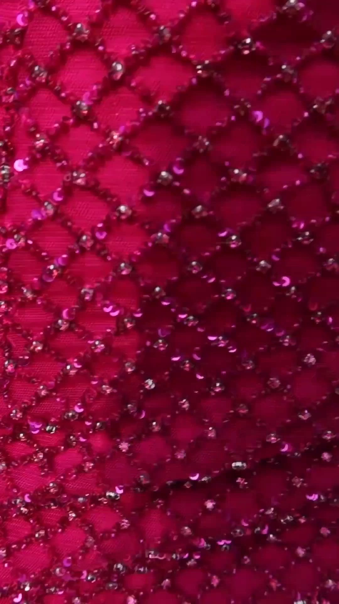 This contains: Fuchsia Rhinestones Grid Short Winter Formal Dress