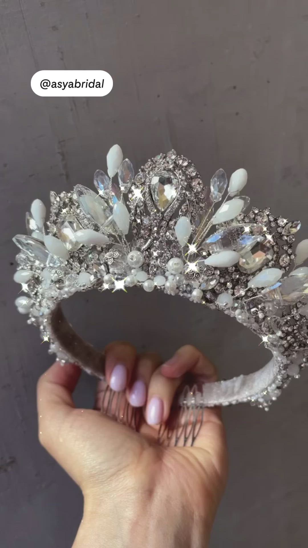 This contains an image of: Bridal crown