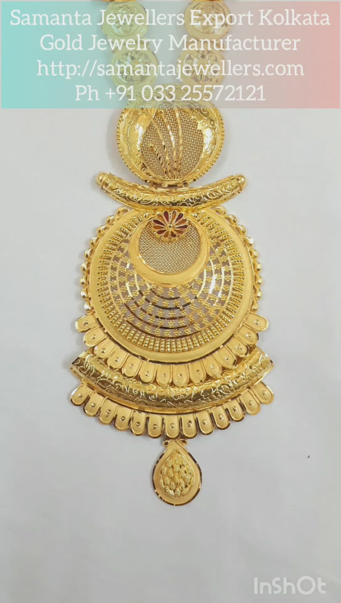 This contains: #gold #ranihaar #sitahaar #longset #bridaljewelery #916 #goldjewelery