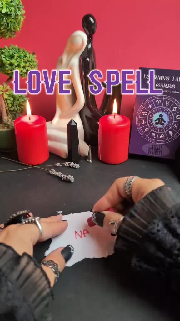 Manifest love and passion into your life with this simple yet powerful love spell. Whether you're looking to strengthen a current relationship or attract new love, this spell taps into your heart’s desires. Perfect for beginners and experienced witches alike. If you want to see my most powerful love spell, click the link! #LoveSpell #Witchcraft #ManifestLove #RomanticMagic #WitchyTips