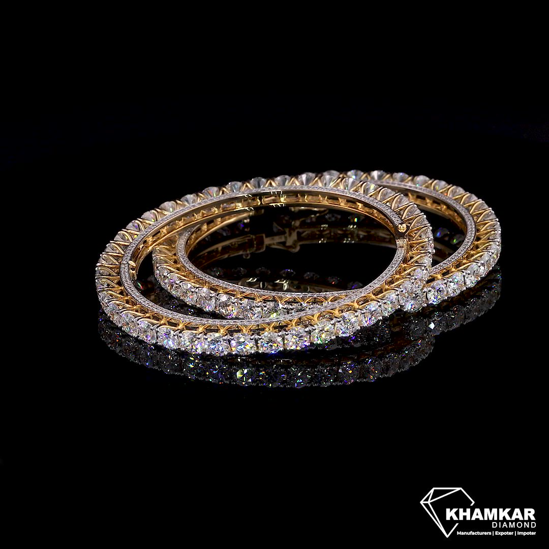 47 TCW Round Cut Lab Diamond Bangles Eternity Lab Made Diamond Bangles For Bridal Round Diamond Bangles For Wedding Gift 𝐈𝐟 𝐲𝐨𝐮 𝐰𝐚𝐧𝐭 𝐭𝐨 𝐛𝐮𝐲 𝐭𝐡𝐢𝐬 𝐩𝐥𝐞𝐚𝐬𝐞 𝐃𝐦 𝐔𝐬. 📞Contact : +91 99097 01839 #diamondbangle #diamondjewelry #jewelrydesign #jewelryforwomen #wedding #jewellery