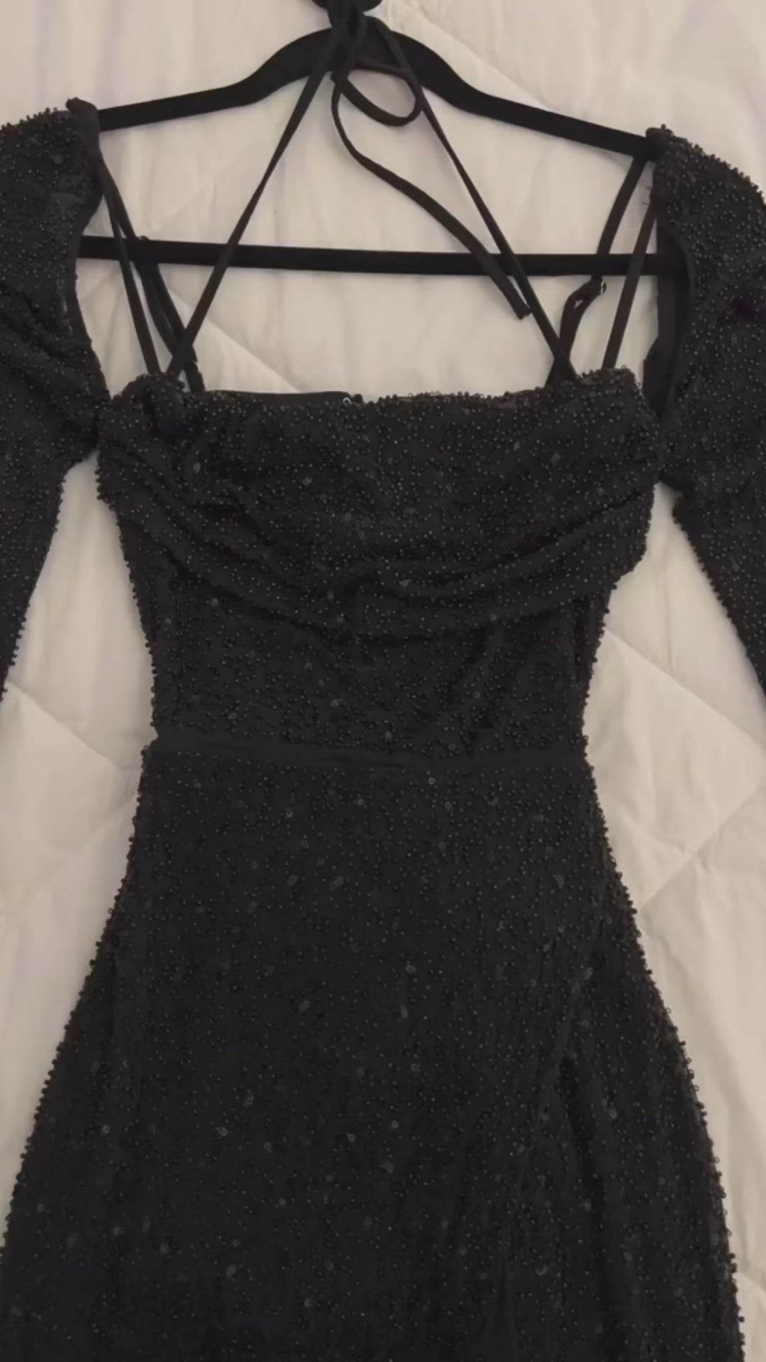 This contains an image of: The perfect Mafia girlfriend dress