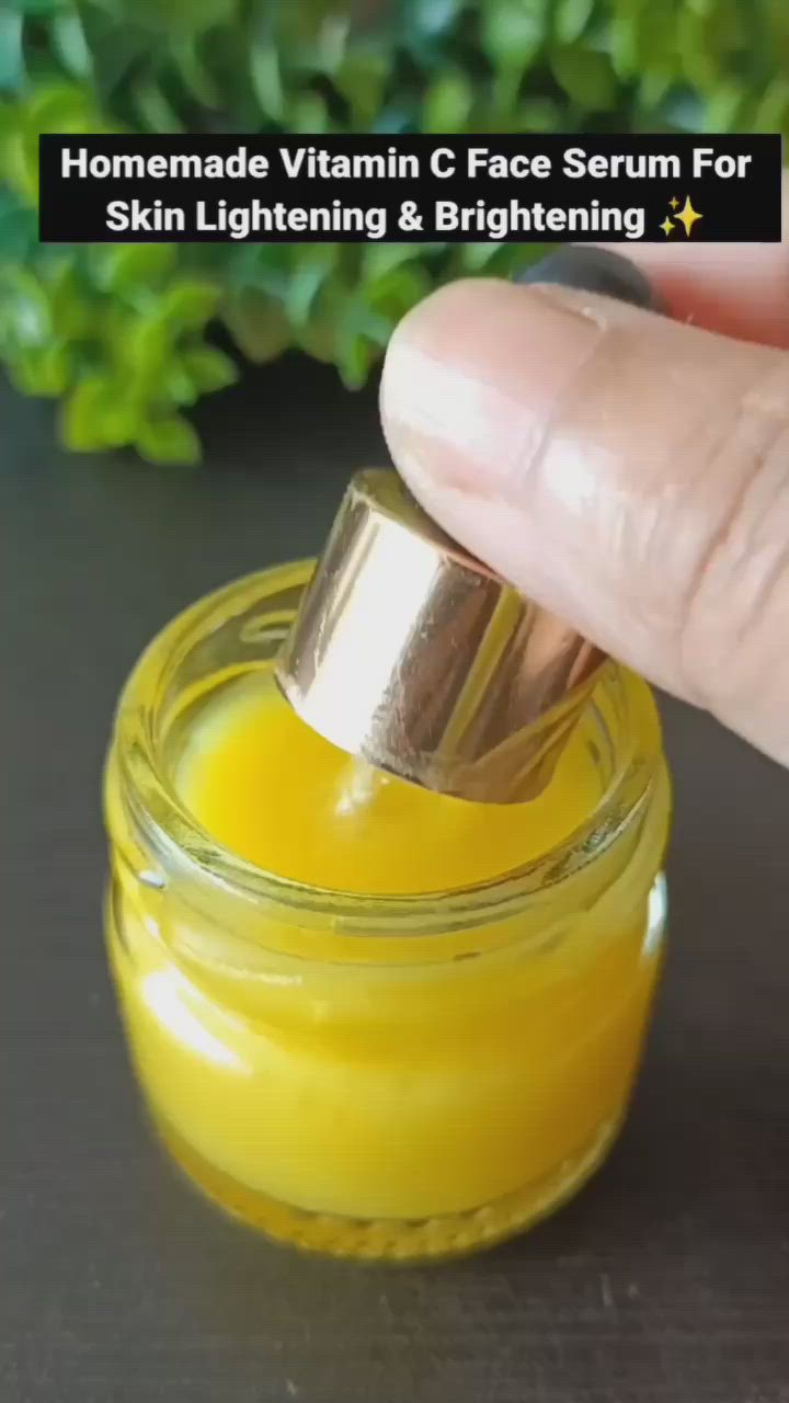 This contains an image of: homemade vitamin c serum