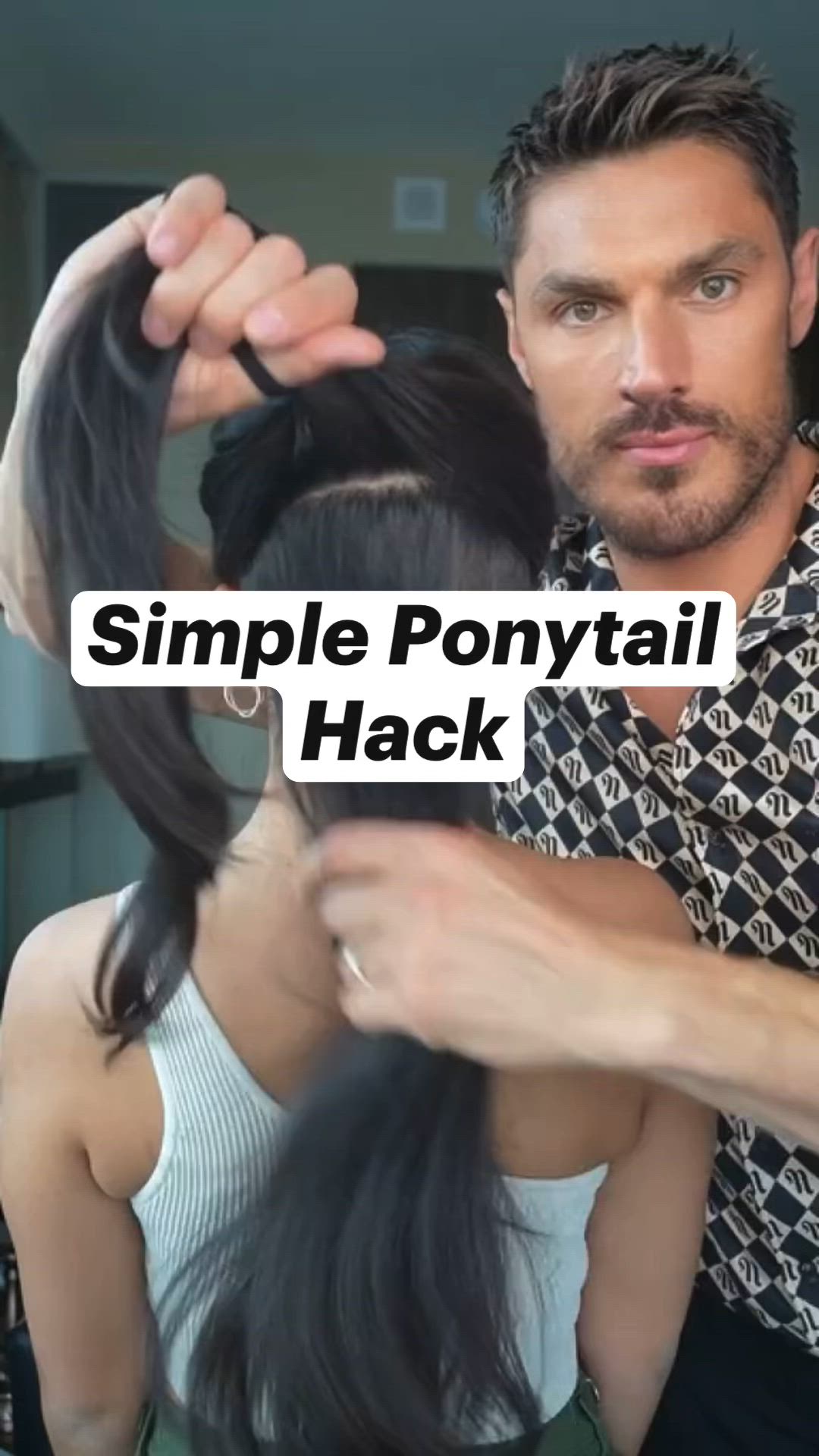 Yeah you! Pretty here’s a cute high ponytail hack for you to try from a celebrity hair stylist Chris Appleton   • Save and follow for more tips➡️➡️➡️➡️  #Ponytail #Hairhacks #Highponytail #Hairstyles #Hairtrick #Messy ponytail #Ponytailhairsyles