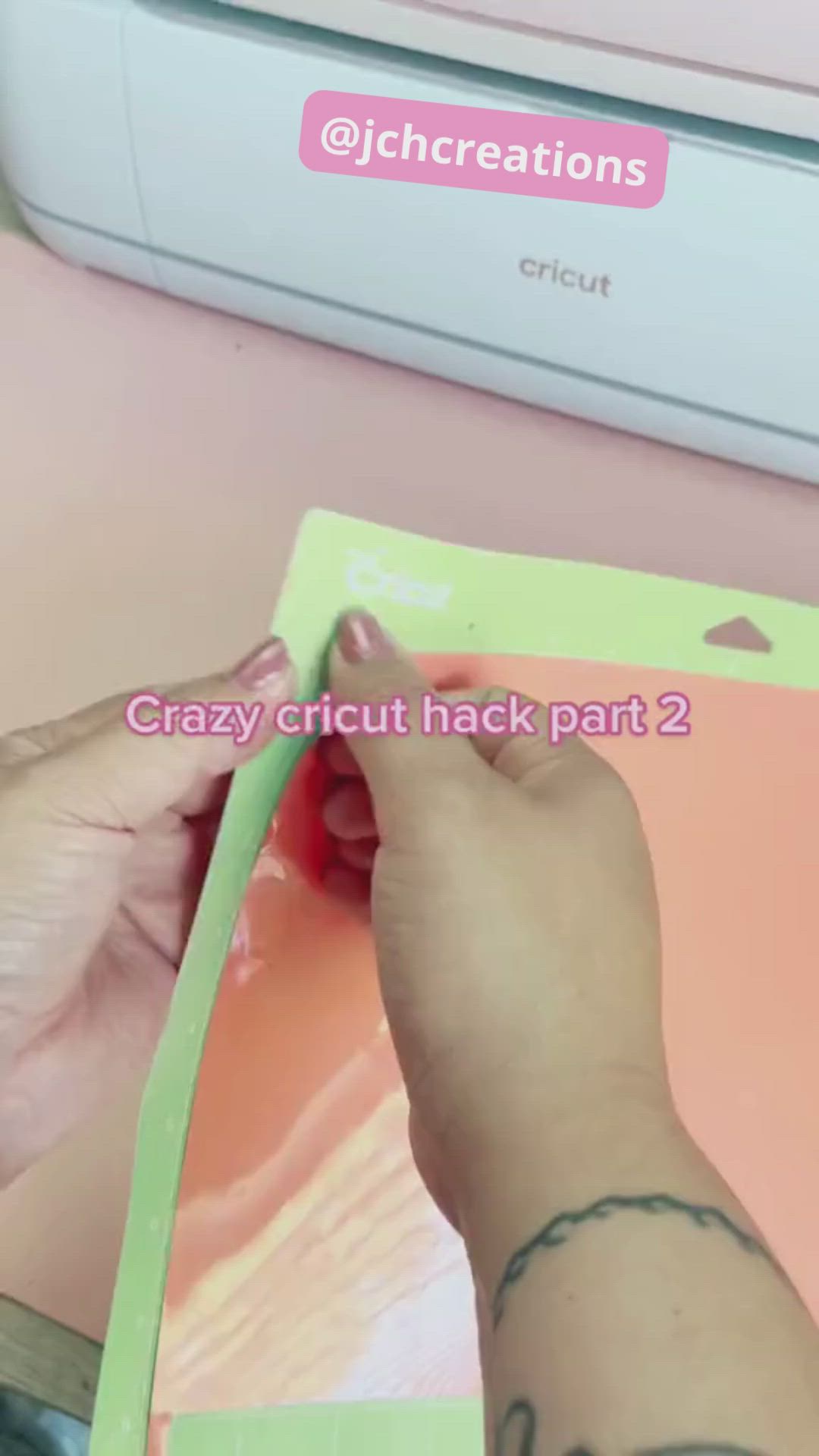 This contains an image of: Awesome Cricut Hack to try with my free svgs