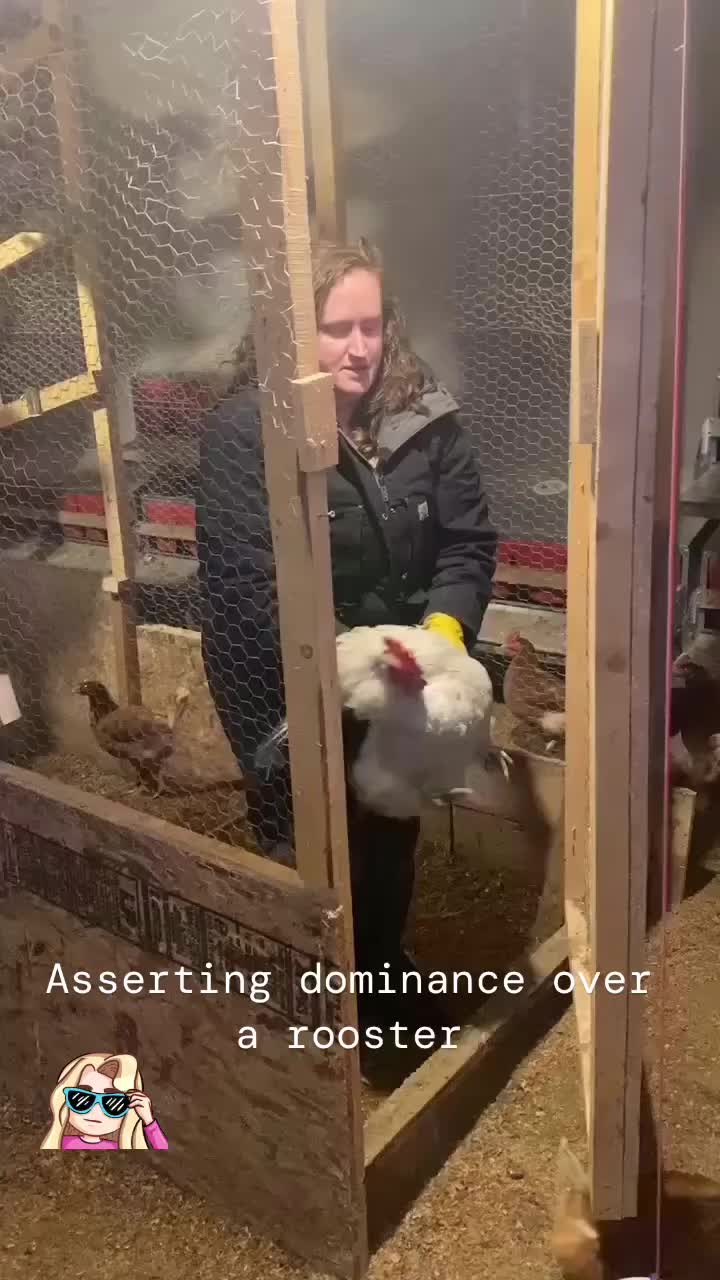 This may contain: a woman kneeling down next to a bucket filled with dirt