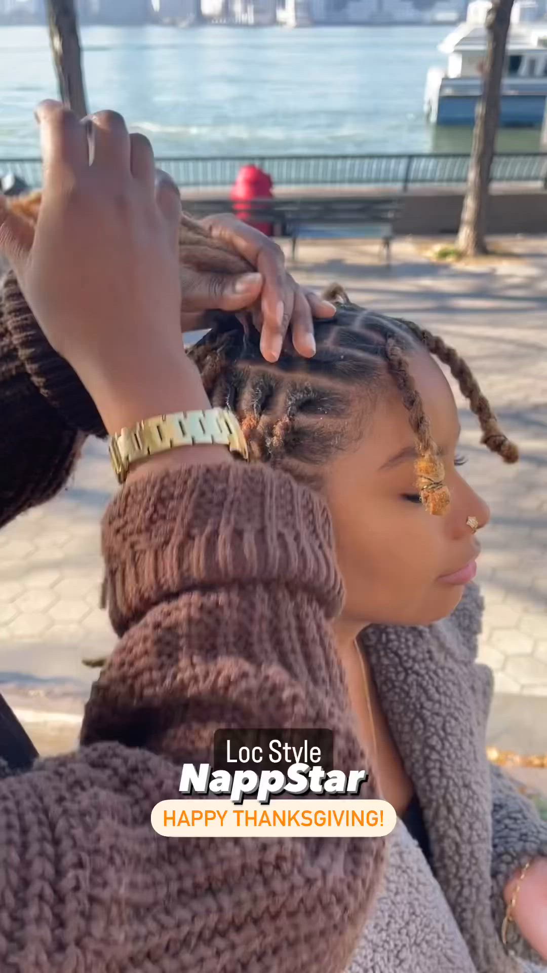 Elevate your look with this Loc Style