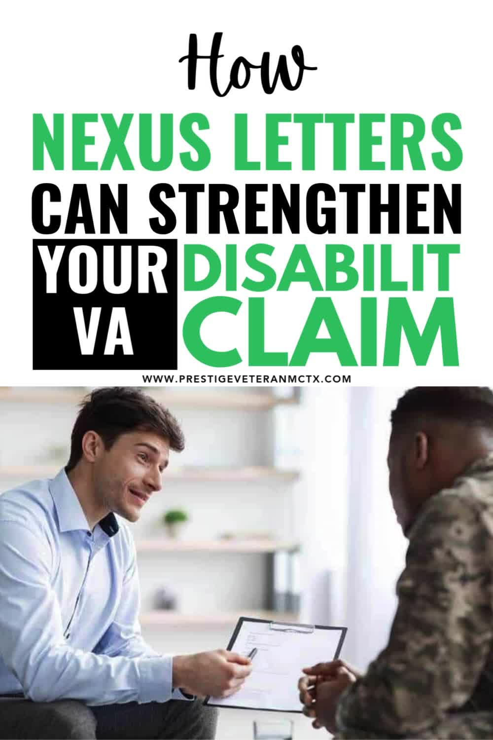 This contains: Veterans Nexus letter providing medical opinion to support VA disability claim