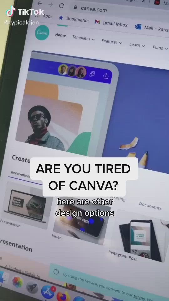 This contains an image of: Are you tired of canva?