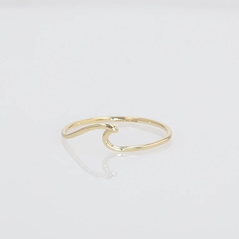 Signifying the ups and downs of life, this stylish 14k gold wave ring is a perfect everyday accessory. Signifying the ups and downs of life, this stylish 14k gold wave ring is a perfect everyday accessory. Watch the product video here. Width: 10 mm Metal: 14k gold Finish: polished Packaging: boxed Please note, due to the high value of this item, a signature may be required upon delivery. Size: 6. Gender: female. Age Group: adult.