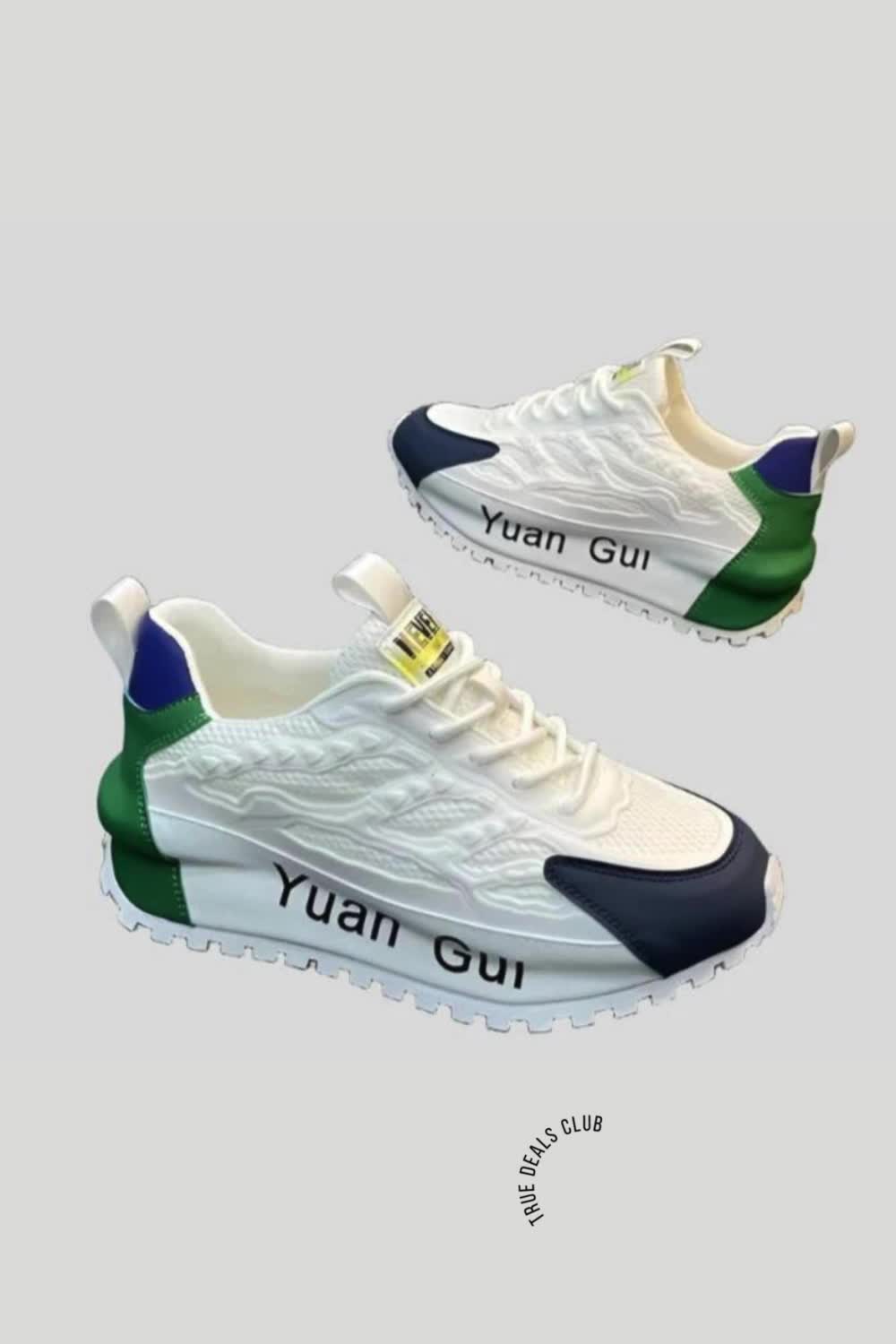 This contains: MEN'S INTERNAL PLATFORM YUAN GUI SNEAKERS