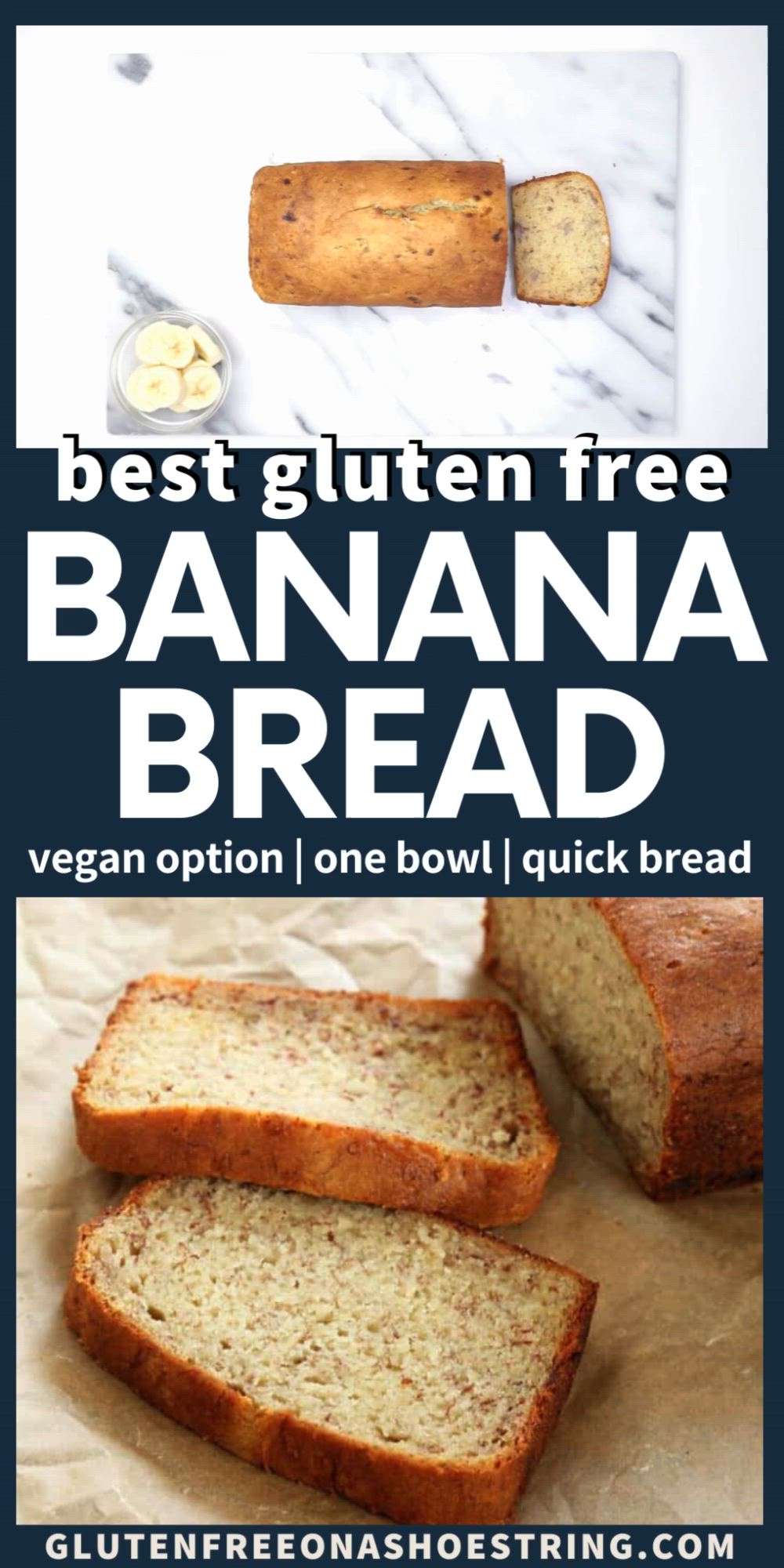 This contains: recipe video over a close up of a loaf of bread with 2 slices cut away and laying down