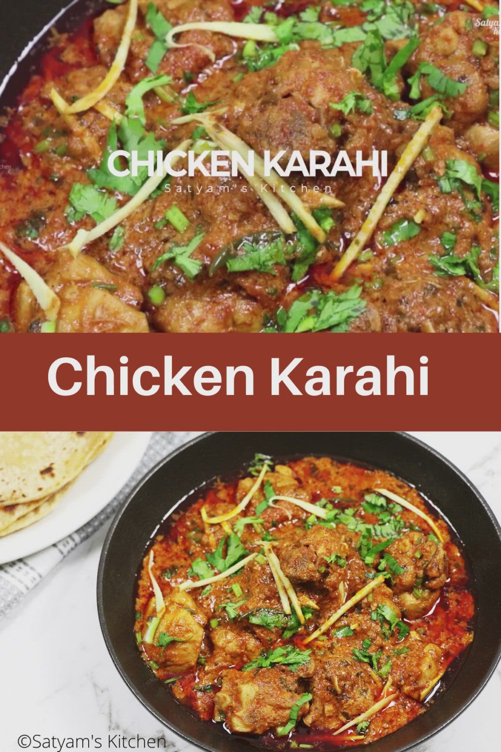 This contains an image of: Chicken Karahi