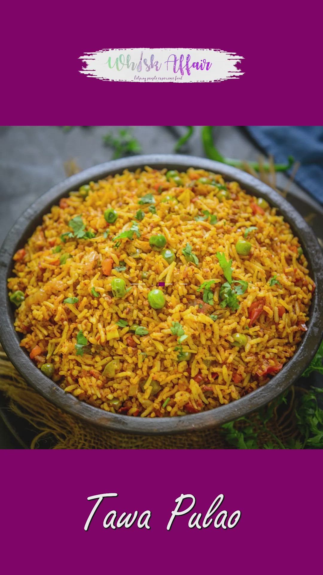 This may contain: a bowl filled with rice and peas on top of a table