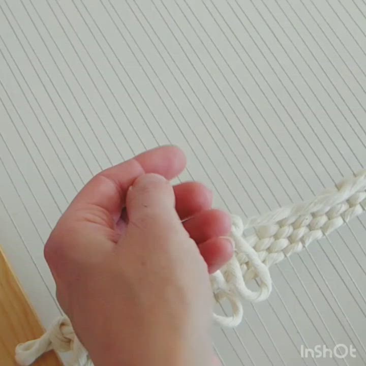 This contains an image of: Rya loop weaving tutorial #weavingtutorial