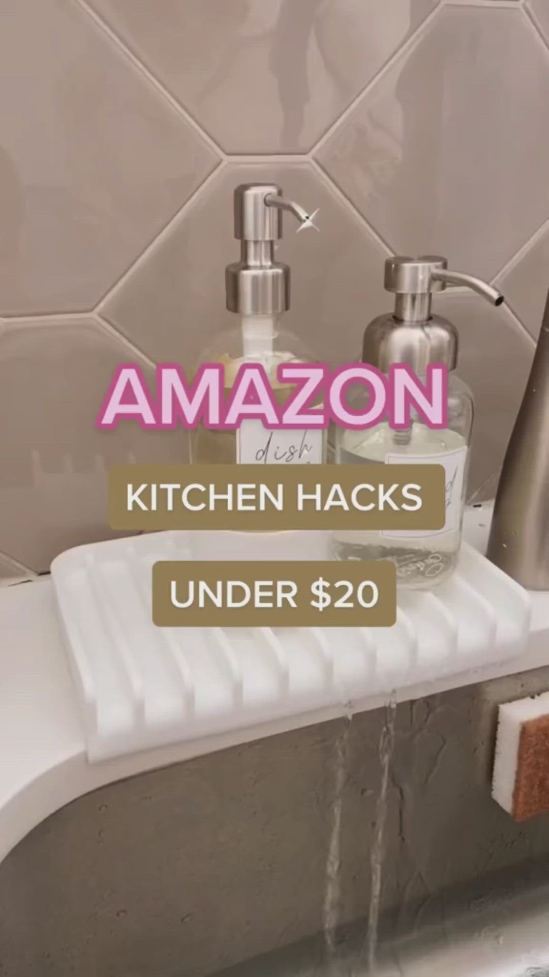 This may contain: the kitchen hacks under $ 20 are amazing