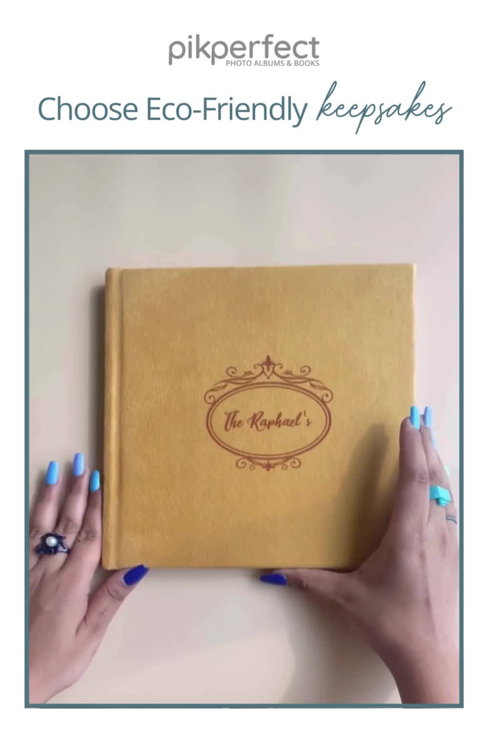 This contains: Chrome yellow photo book video, summer nails