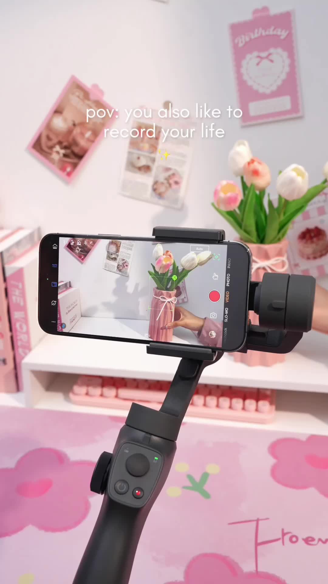 🎥 Capture every moment smoothly! Say goodbye to shaky videos with this smartphone stabilizer. 🎬📱 🔍 code dsy3287. #Temu