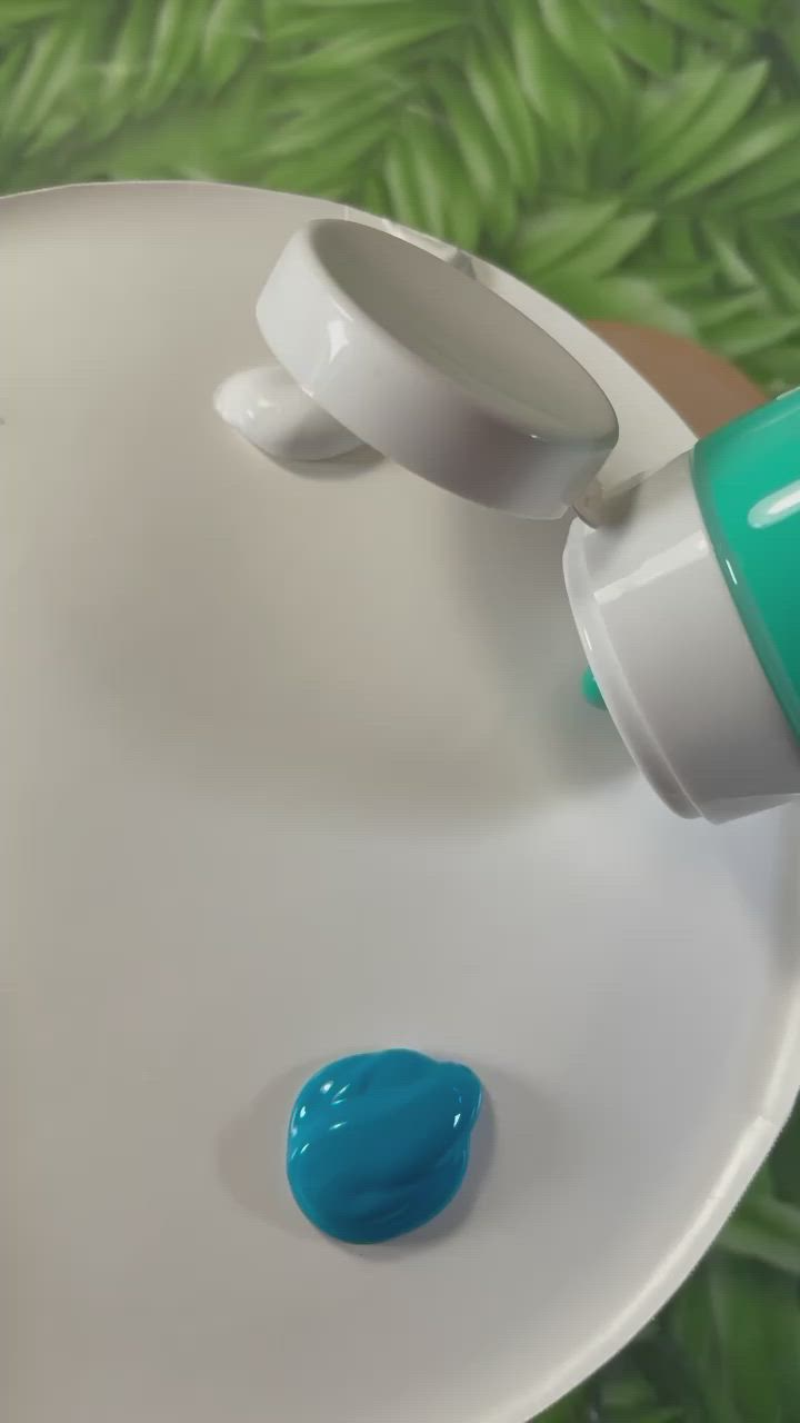 This contains: Resin ocean heart with epoxy being painted