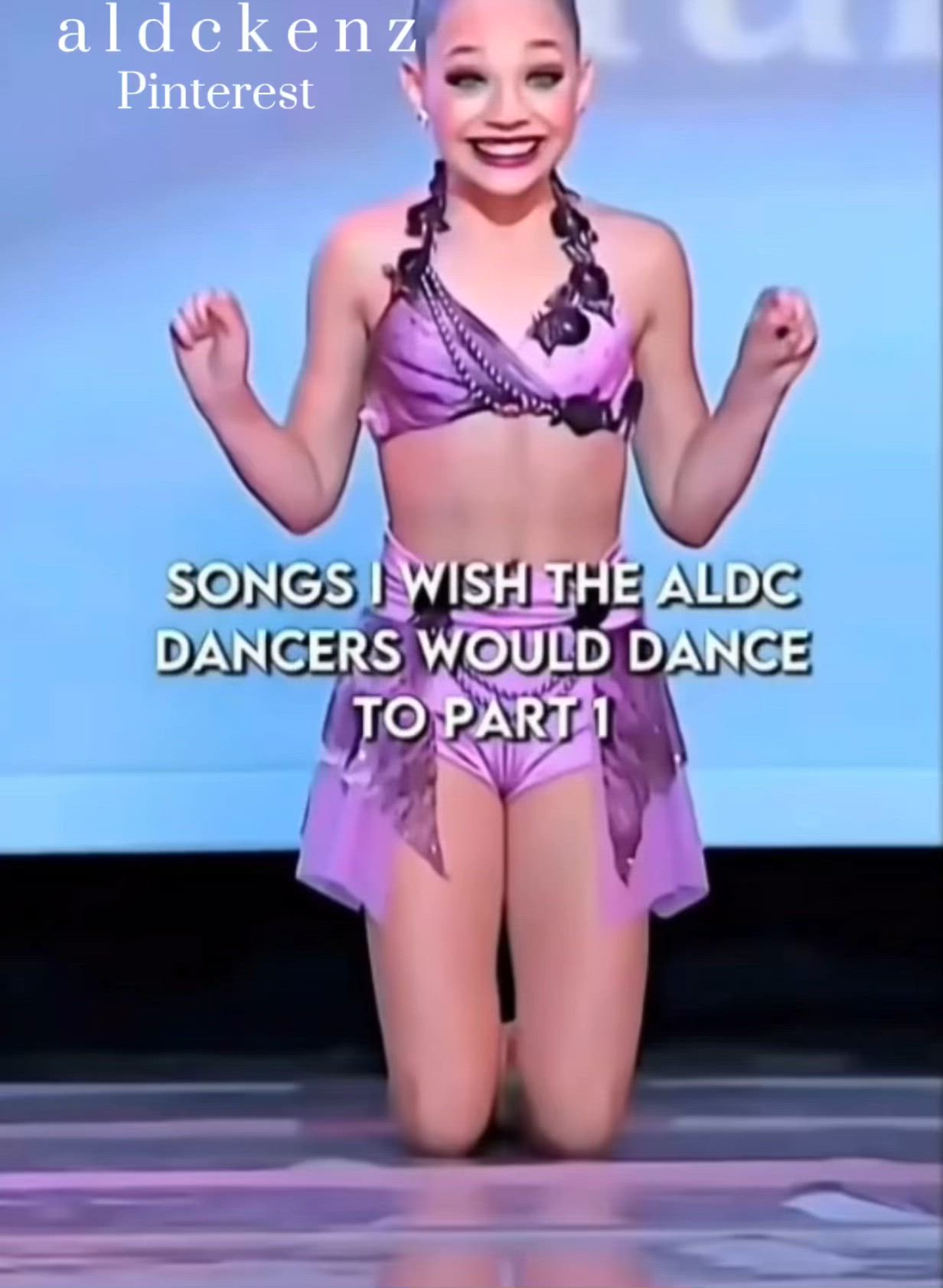 This contains an image of: Songs I wish the aldc dancers would dance to pt 1 #maddieziegler #kailanihilkler #everyone