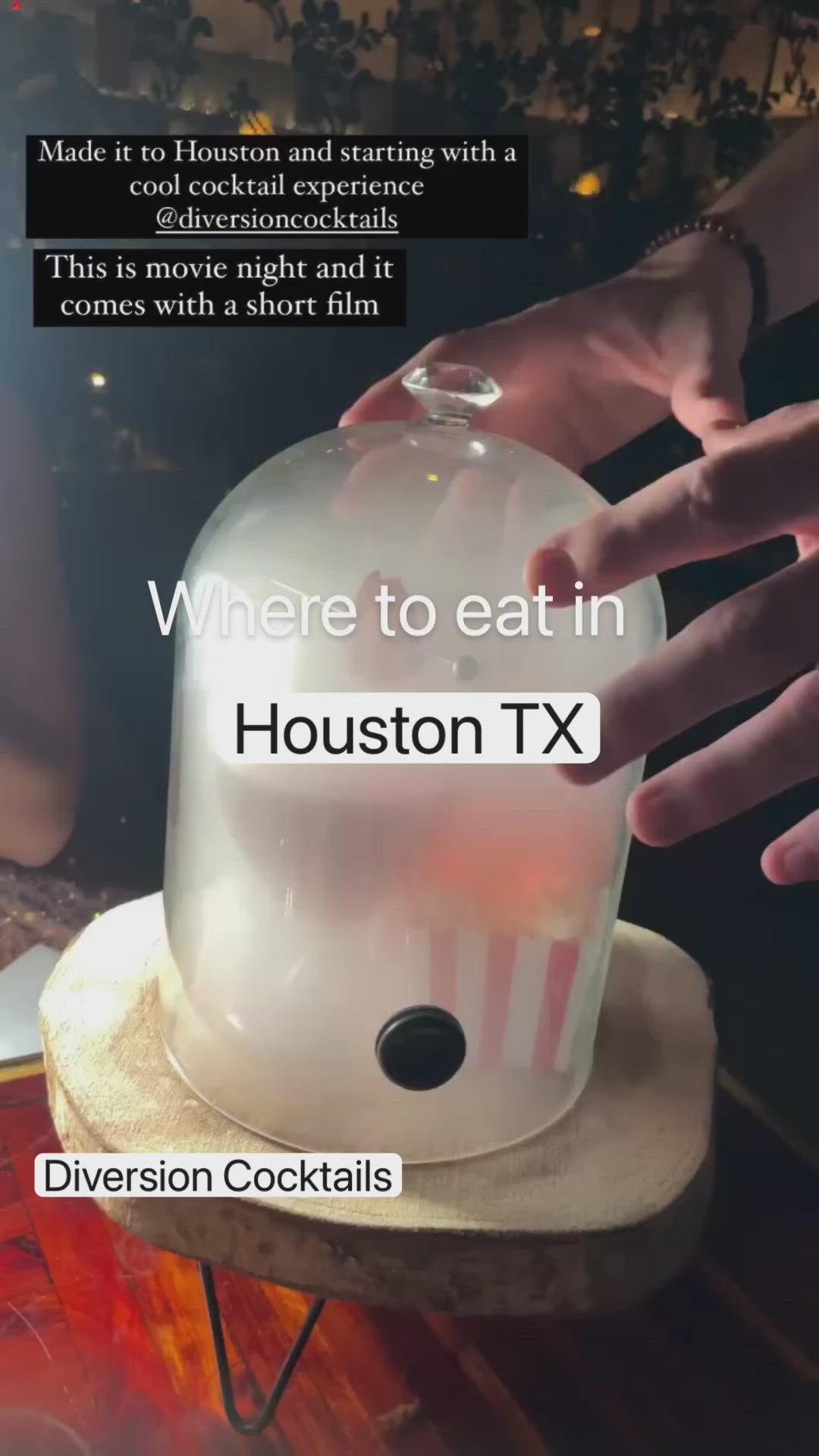 This may contain: a person holding a plastic container with food in it and the words where to eat in houston tx