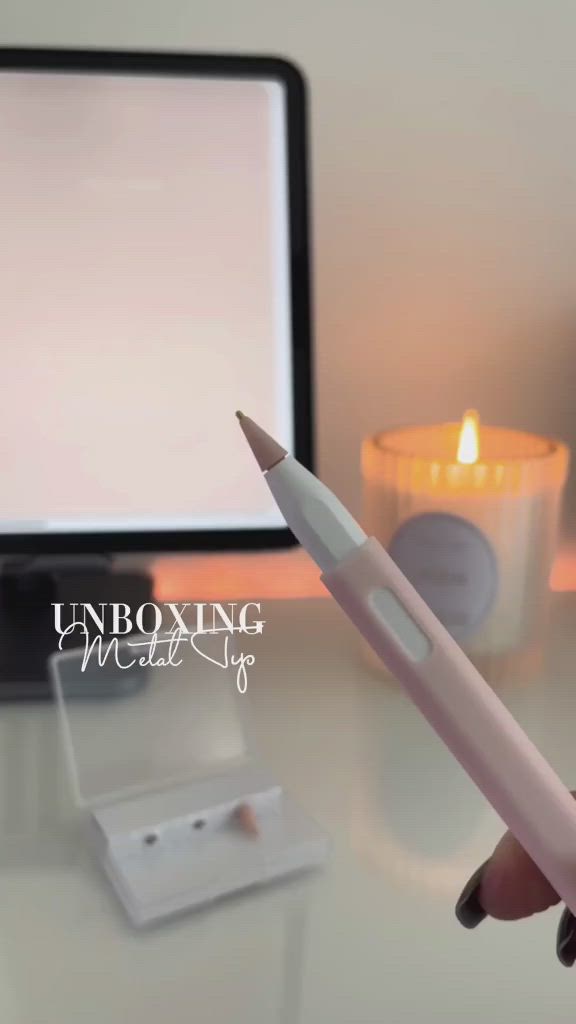 This may contain: a person's hand on top of a table next to a vase with flowers