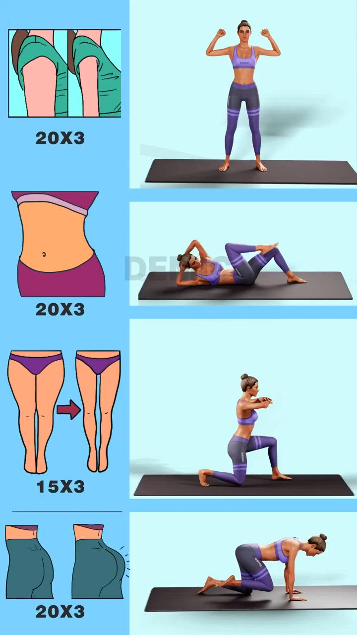 This contains: A video of a woman doing leg exercises to help her tone and strengthen her legs.

#legexercises #legworkout #toning #strengthtraining #fitness #workout #athomeworkout #exercise #fitnessvideo #fitnessexpert #fitzen #legs #homeworkouts #workoutroutine #fitnessmotivation