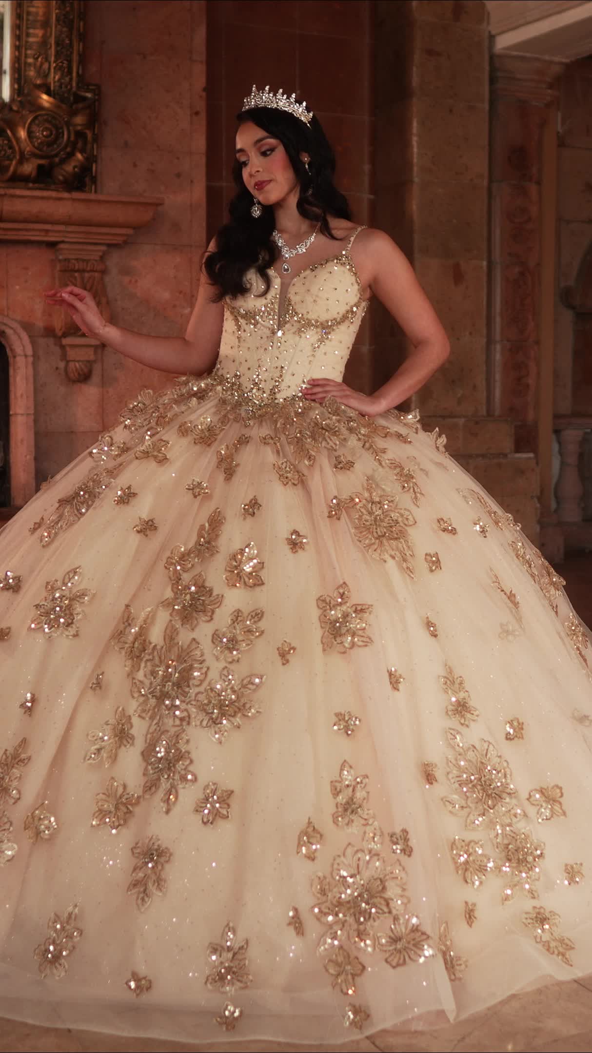 Shop Rachel Allan quinceanera dresses at Peaches Boutique in Chicago.