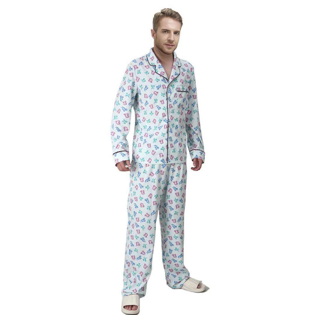 This contains: Clark Griswold Dinosaur Pajamas National Lampoon's Christmas Vacation Costume