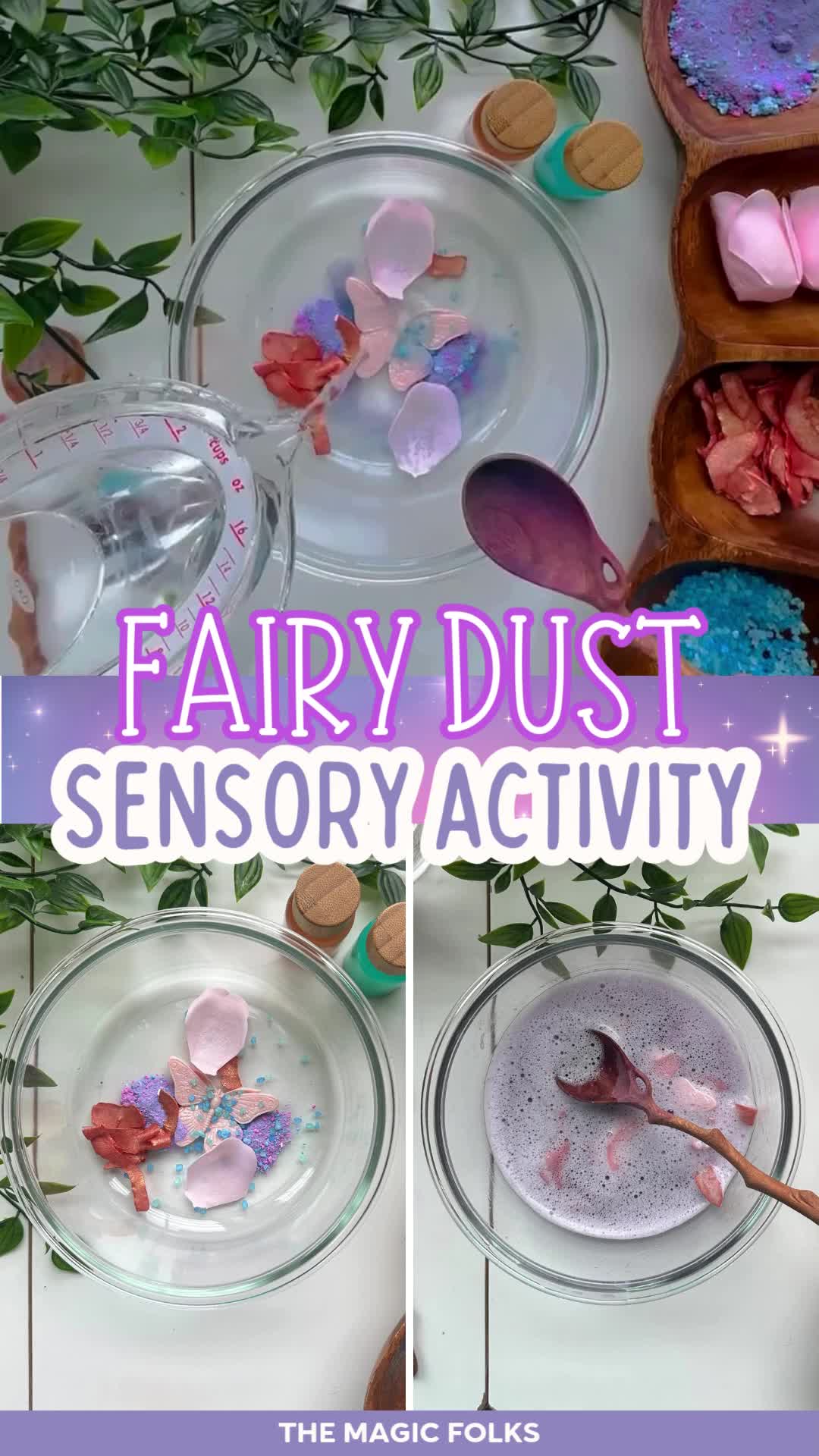 This contains: Looking for fairy sensory play activities for your fairy lover? Our fairy dust sensory kit is the perfect magic potion sensory play activity for kids to sprinkle a little wonder into their day. This sensory kit makes a great sensory play gift or toddler Christmas gift idea. Explore our collection of sensory potions & sensory play activities here!