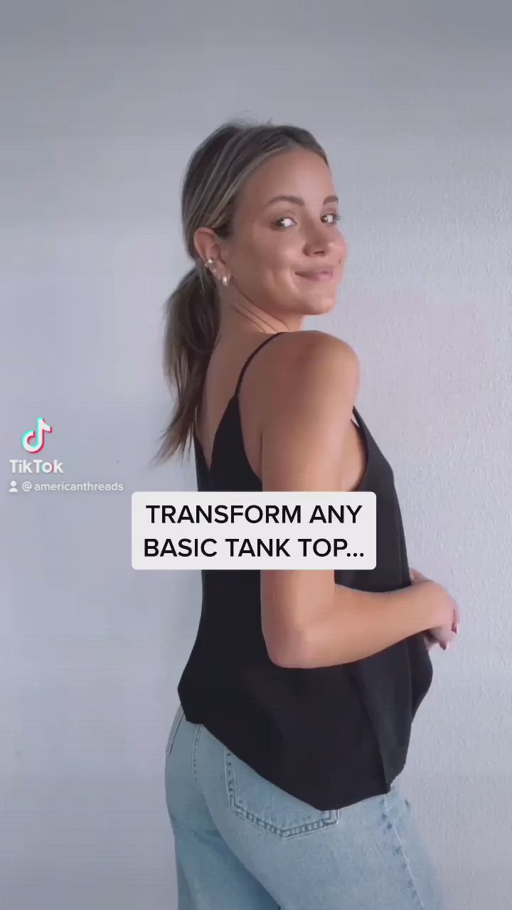 This contains an image of: Transform Your Tops!