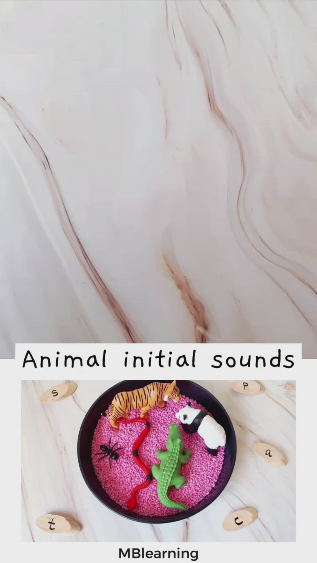 This may contain: two pictures show the process of making animal sounds