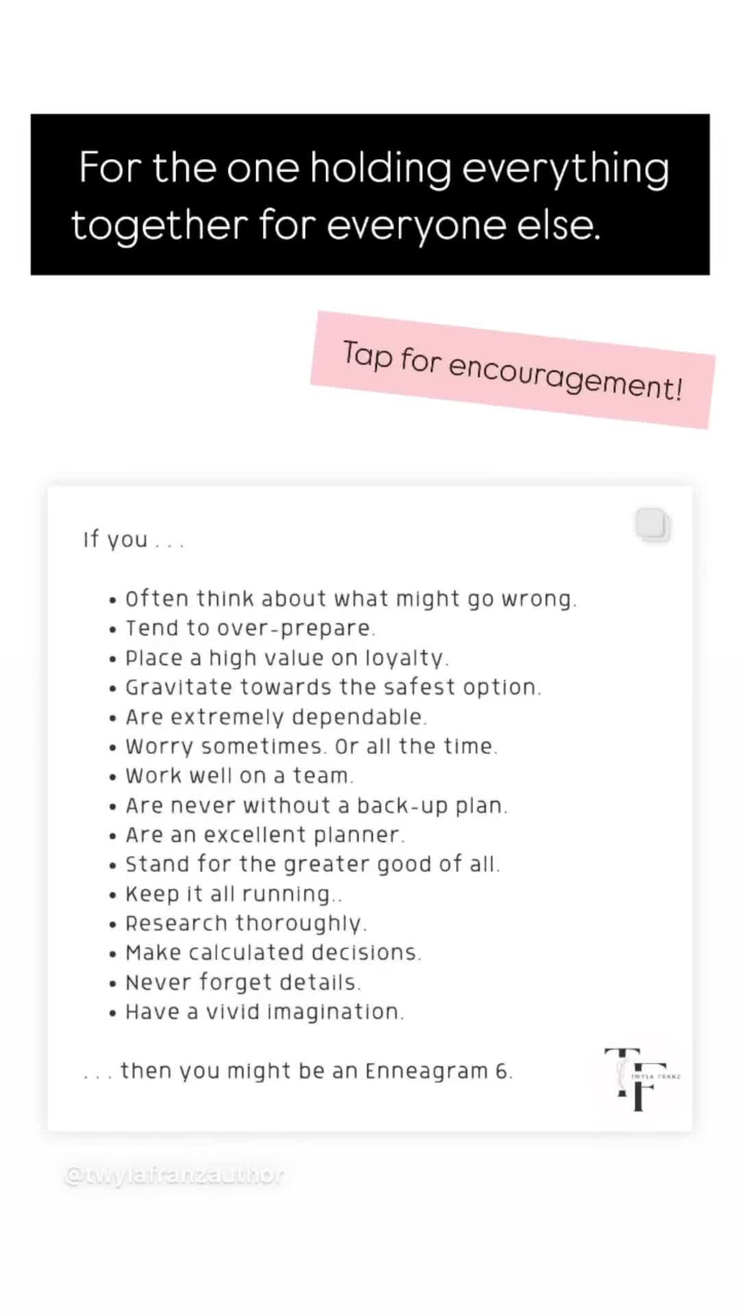 If that’s you, I invite you to take a time out. A time out from thinking about what you still need to prepare for. A time out from weighing all the options. A time out from the second-guessing and self-doubting. A time out from juggling all the things for your people. #enneagram #enneagram6 #best #blog #quotes #quoteoftheday