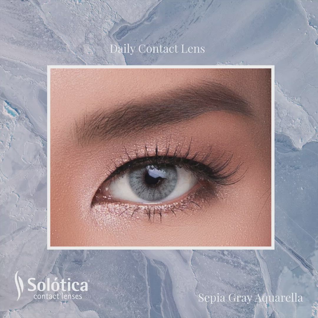 If you're wanting to have gray tantalizing eyes, look no further than Solotica Aquarella Daily Sepia Gray. These one-day gray contact lenses can cover your dark brown eyes to stunning gray with extreme comfort that you won't even feel you have contact lenses on. What's your favorite shade from our Aquarellla Daily range? . . #aquarella #soloticaaquarella #dailycontactlens #soloticasepiagray #soloticabeauty #eyesonme #soloticalens #asianmakeup #eyemakeup #eyemakeupart #lashes #mascara